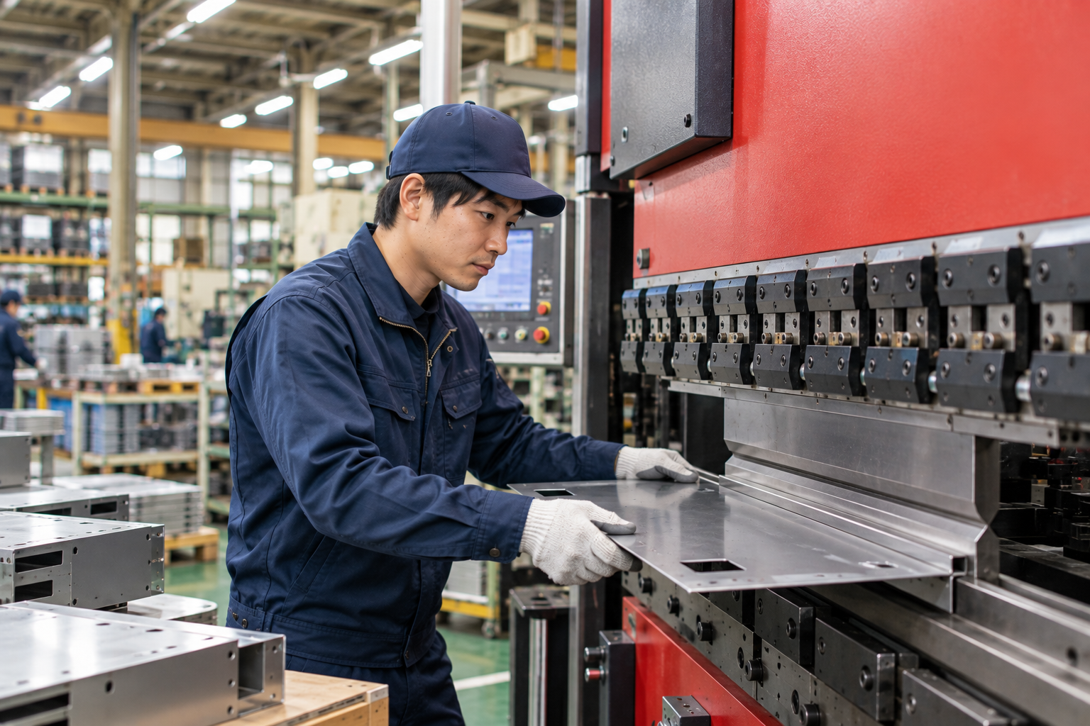 AIデータセンター用ボックスの製造の写真(兵庫県宍粟市)